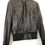 Thumbnail: Size L, Pleather Jacket with Hood