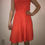 Thumbnail: Size Medium, Orange/Coral Strapless dress