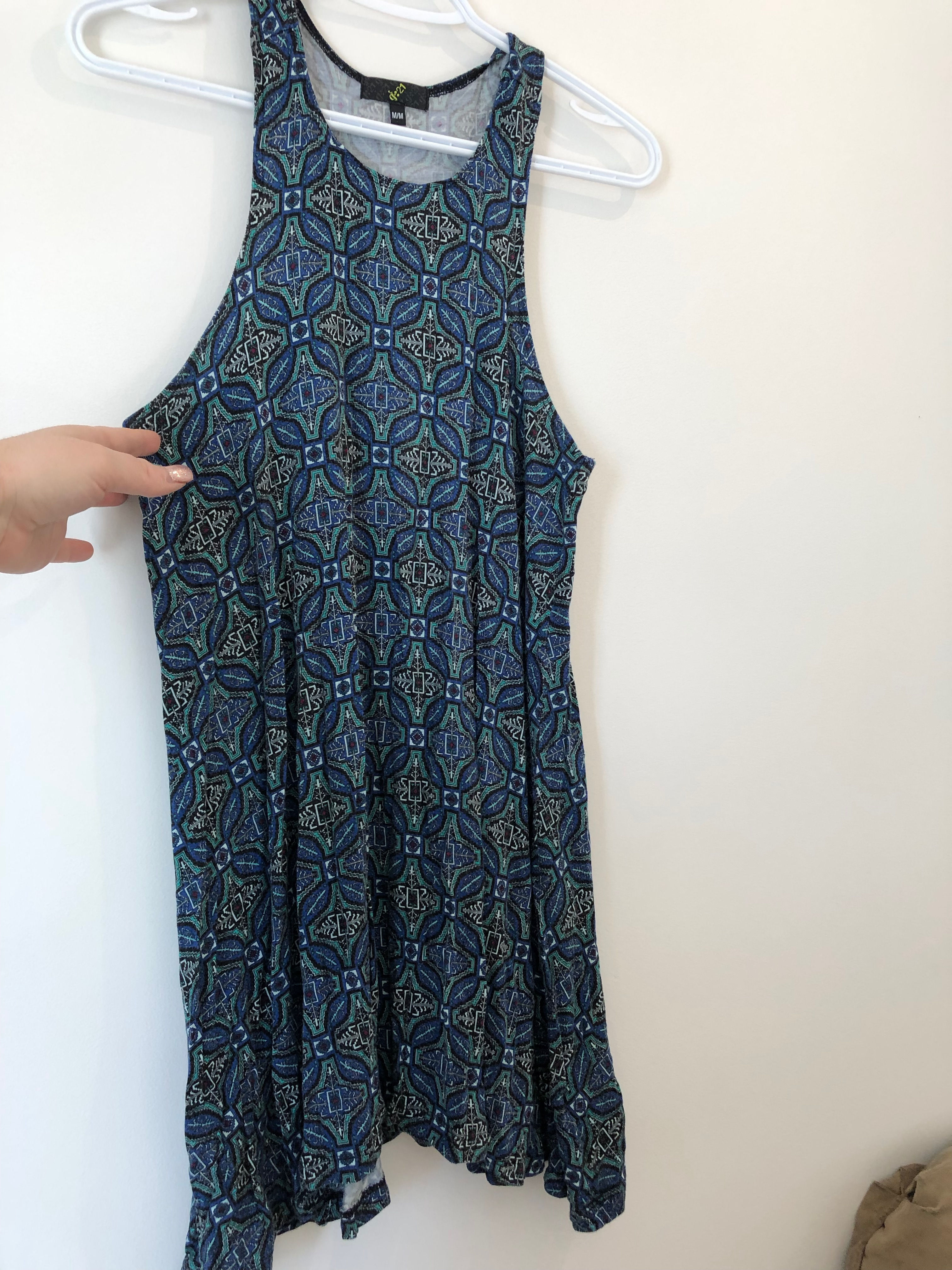 Size Medium, Long Aztec Tank