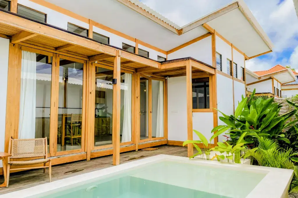 Minimalist private pool villas in uluwatu perfect for solo traveler or digital nomad