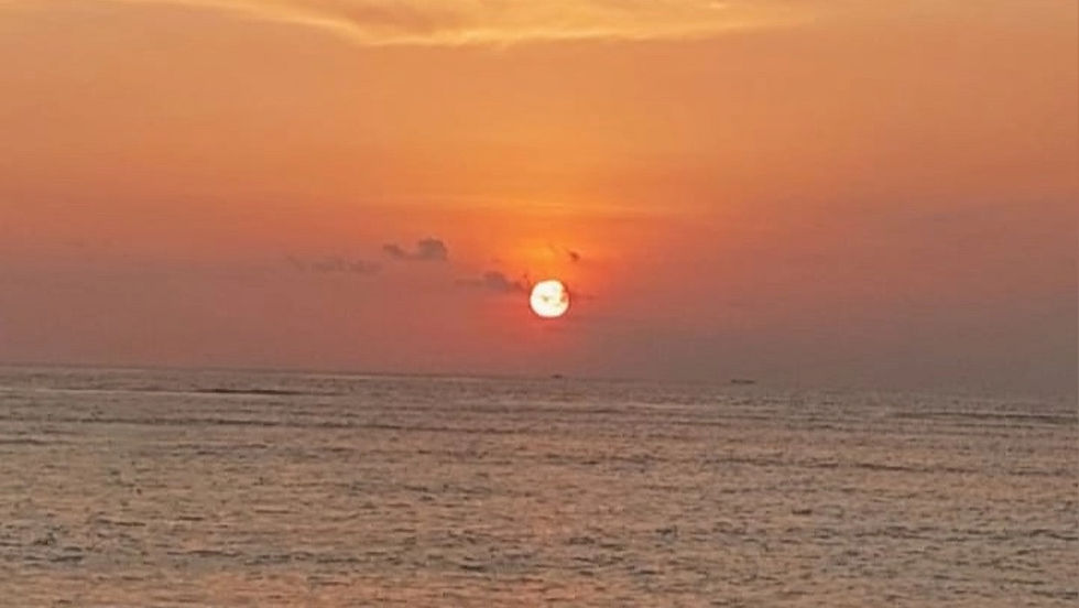 sunset gili air