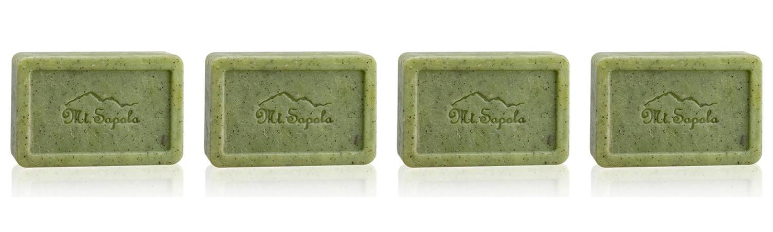 Mt.Sapola Rosemary Natural Handmade Soap 4.23 oz. (Pack of 4)