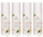Oriental Princess Princess Garden Frangipani deodorant bottles in front of white background.