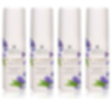Four bottles of Oriental Princess, Amber Bloom, floral scented deodorant. Chooasia.com