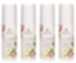 Four Oriental Princess bottles with floral design and text. Chooasia.com