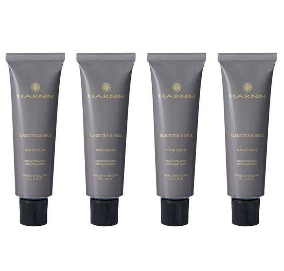 HARNN Black Tea and Sage Hand Cream 1.76 oz. (Pack of 4)