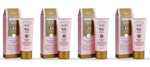 SCENTIO Double Milk Triple White Skin Refining Scrub 3.38 Fl Oz