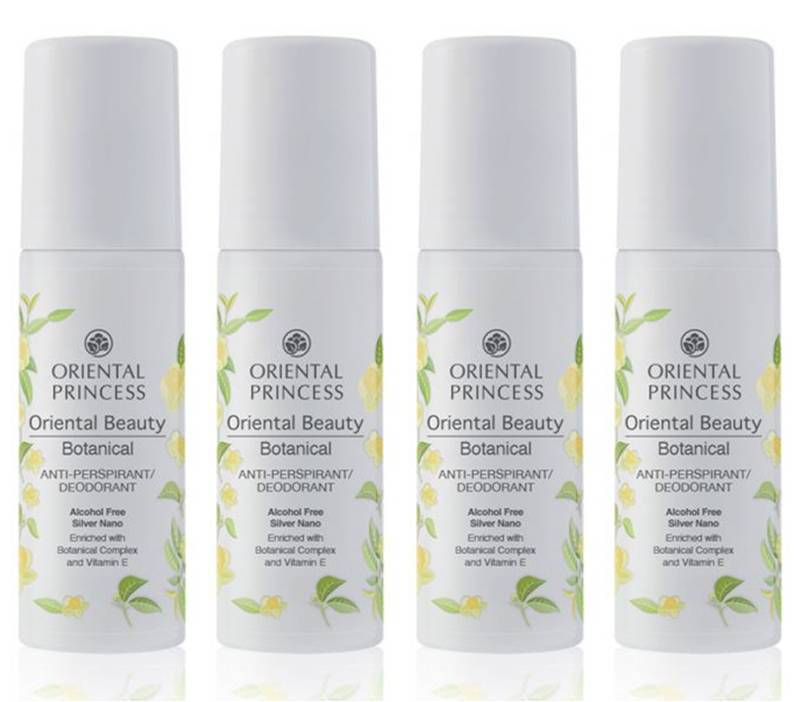 ORIENTAL PRINCESS Botanical Deodorant 2.36 Fl Oz. (Pack of 4)