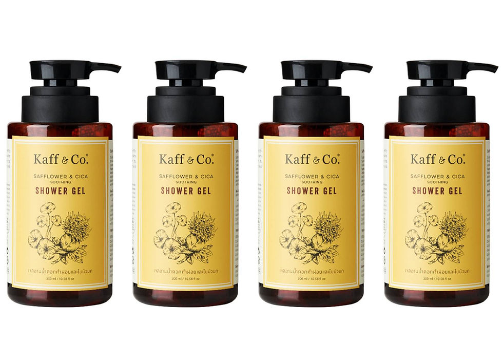 Gentle Hydrating Safflower & Cica Shower Gel by KAFF & CO 300ml