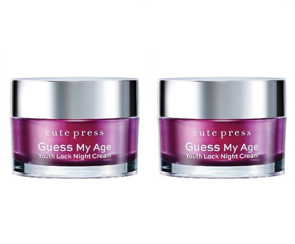 CUTE PRESS Guess My Age Youth Lock Night Cream 1.05 oz. (Pack of 2)