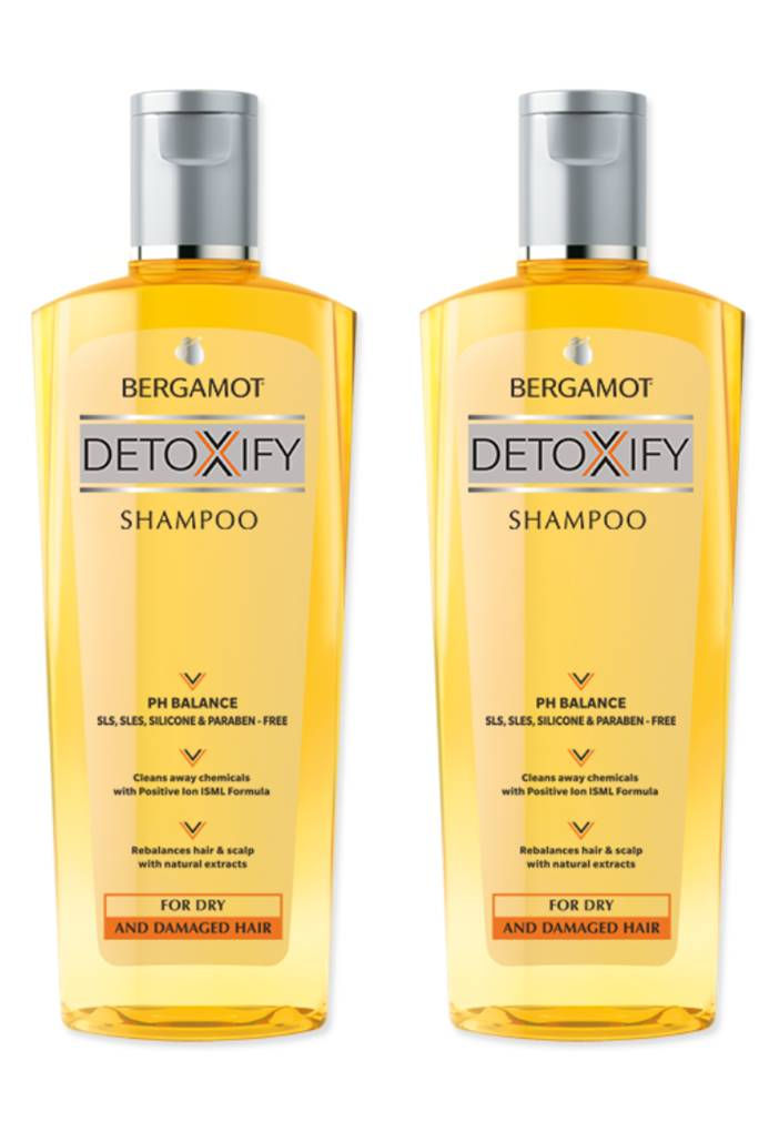BERGAMOT Detoxify Shampoo for Dry and Damaged Hair 200ml