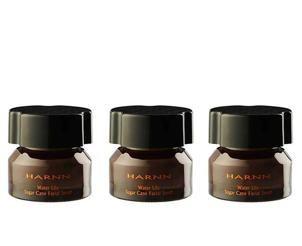 HARNN Water Lily Sugar Cane Facial Scrub 1.58 oz. (Pack of 3)