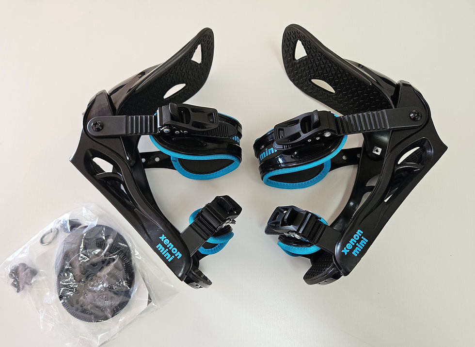 Miniature : Fixations de snowboard Elan Xénon Mini - T31 à 36 - Seconde main - Neuf