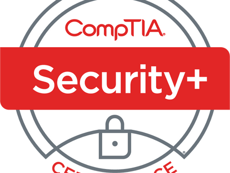 CompTIA Security+ Certified!