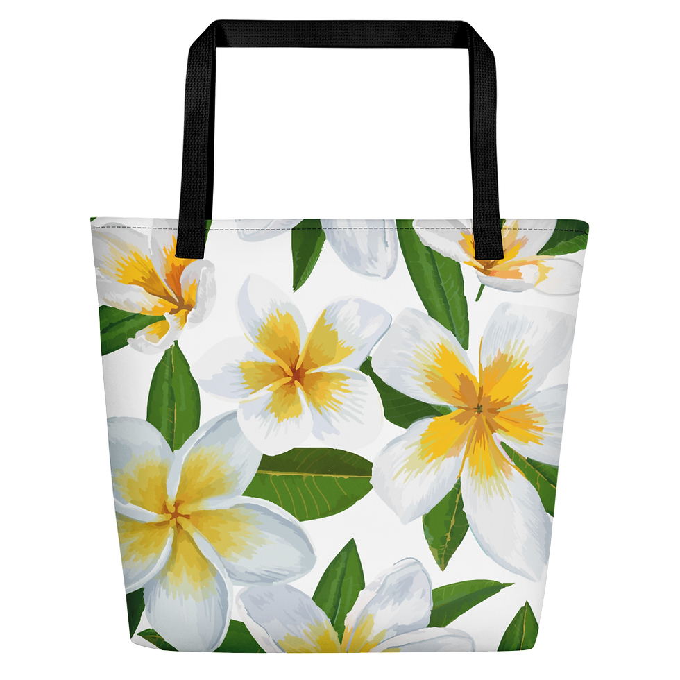 Plumeria Beach Bag