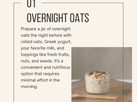 5 Healthy Breakfast Ideas for a Productive Day