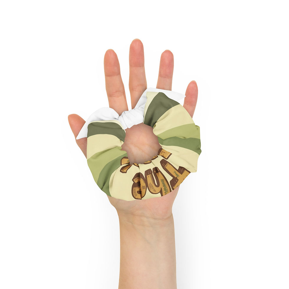 Thumbnail: The End theme Recycled Scrunchie