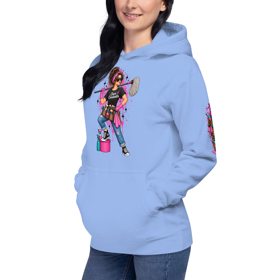 Thumbnail: Reluctant Domestic Warrior Unisex Hoodie