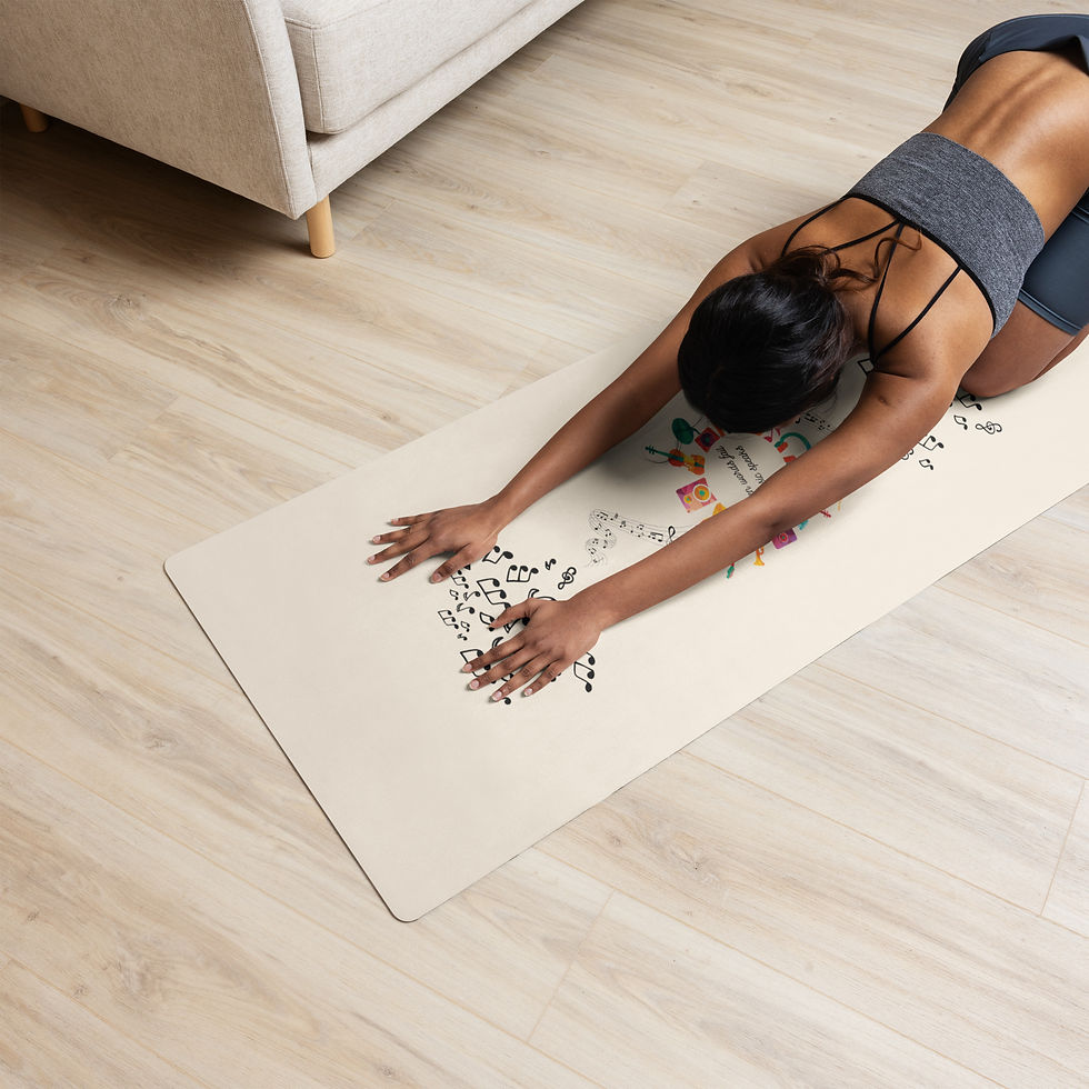 Thumbnail: Music Phrase Yoga mat