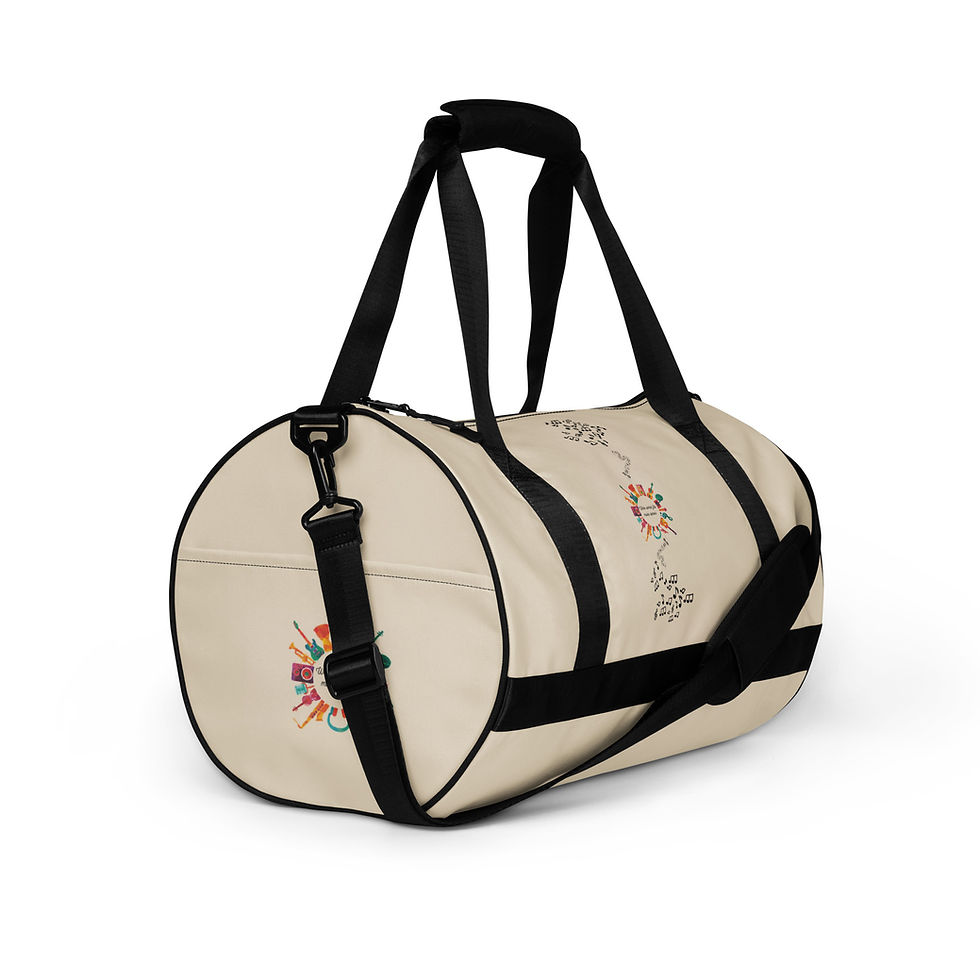 Thumbnail: Music Phrase gym bag