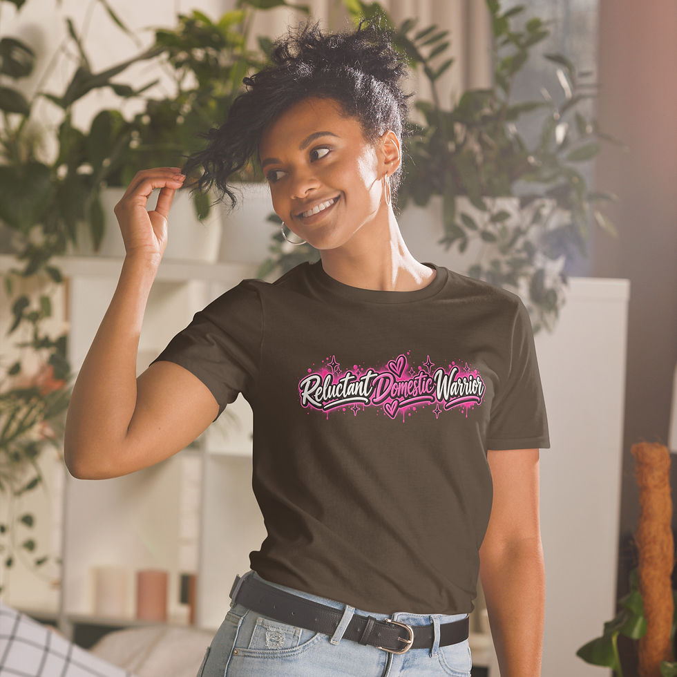 Thumbnail: Relucent Domestic Warrior cleaning 2 Short-Sleeve Unisex T-Shirt