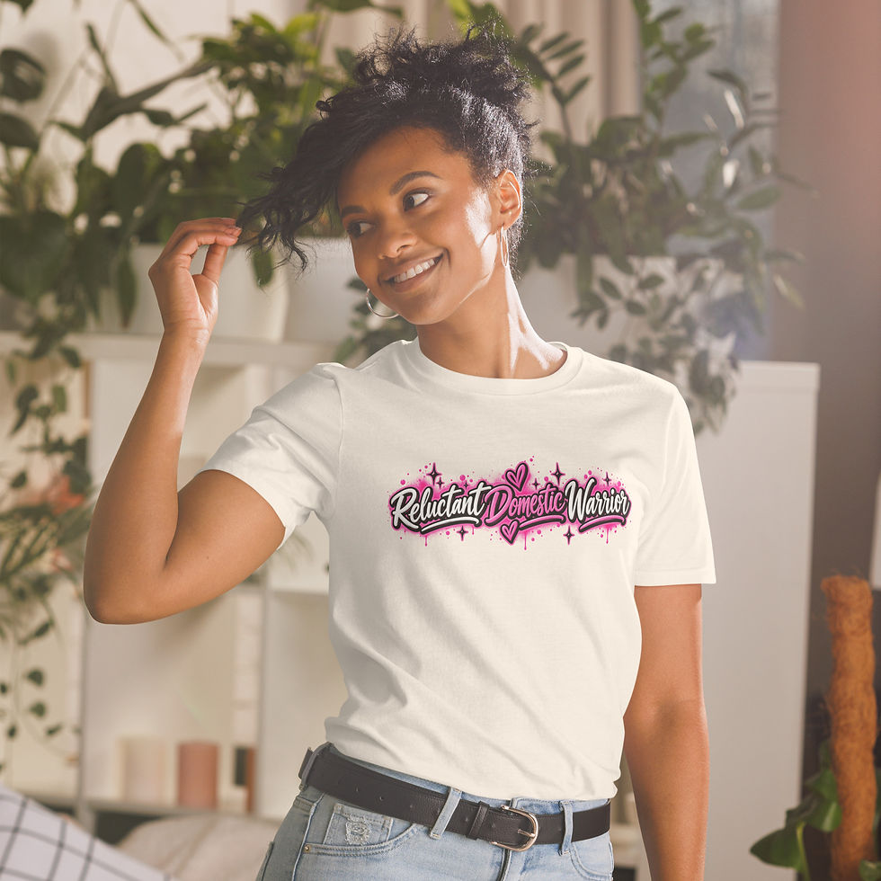Thumbnail: Relucent Domestic Warrior cleaning 2 Short-Sleeve Unisex T-Shirt
