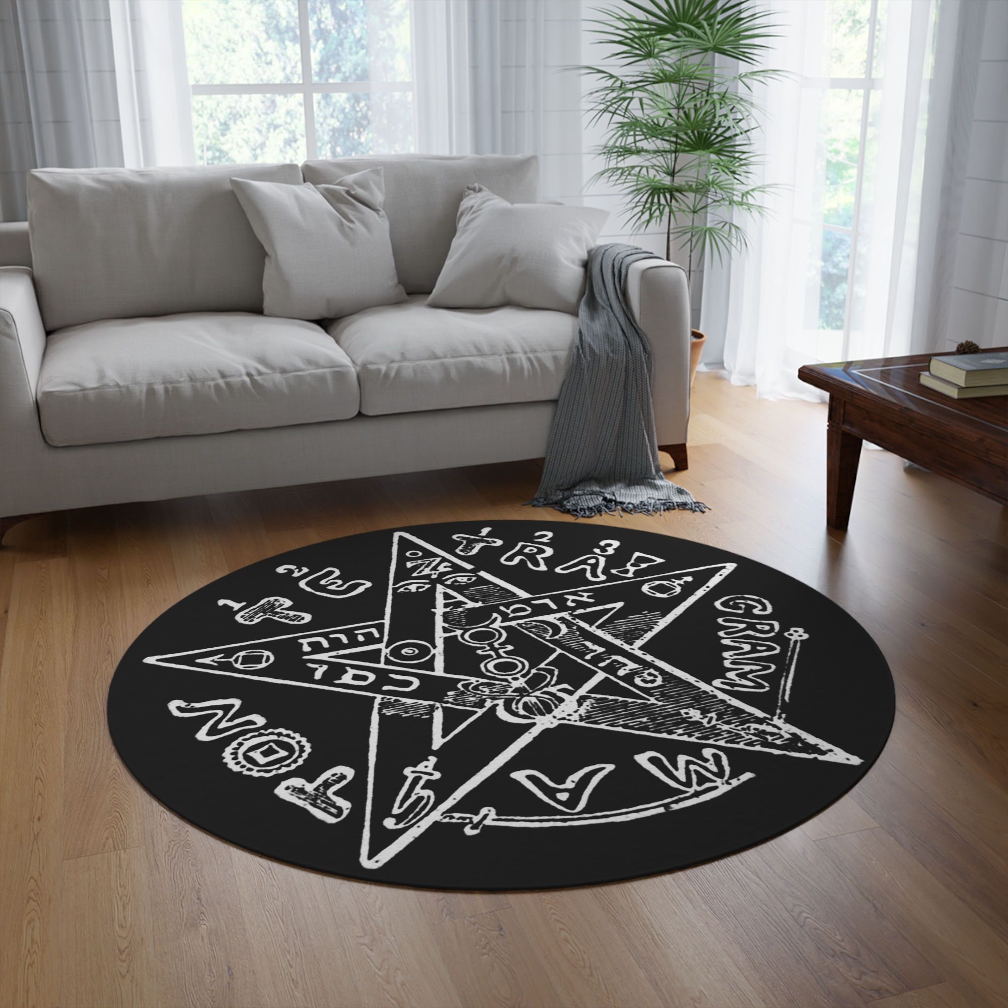Eliphas Levi Tetragrammaton Round Carpet