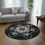 Thumbnail: Archangel Metatron Sacred Geometry Round Carpet