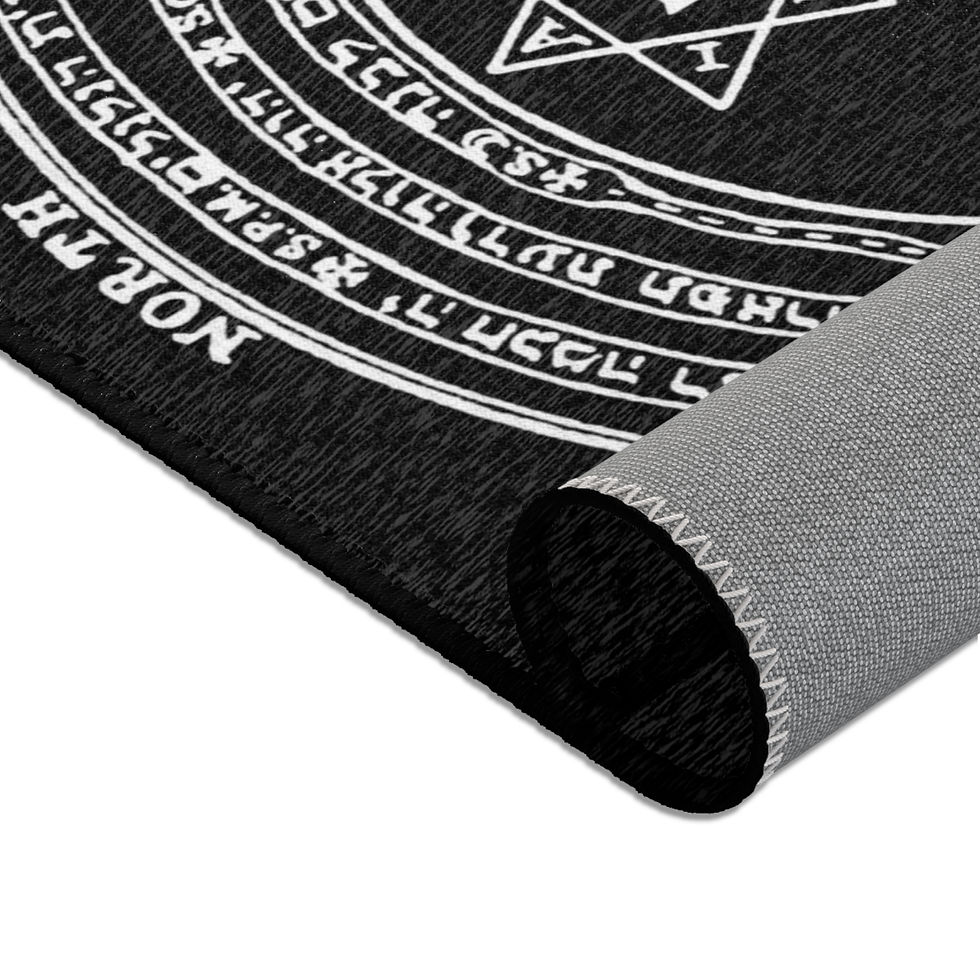 Thumbnail: Magical Circle of King Solomon Area Rug