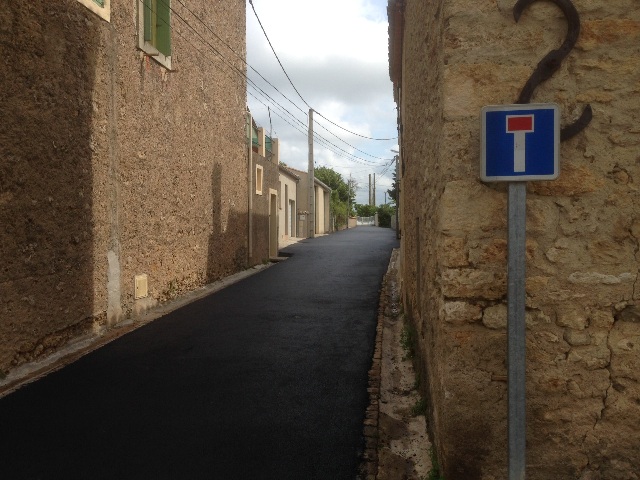 Impasse du Moulin goudronnée