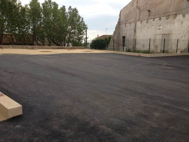 Goudronnage du parking