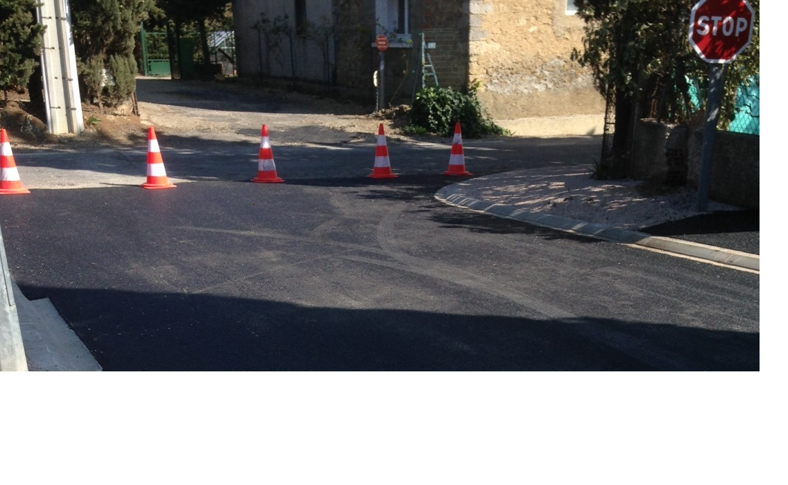 Réfection chaussée rue du parc