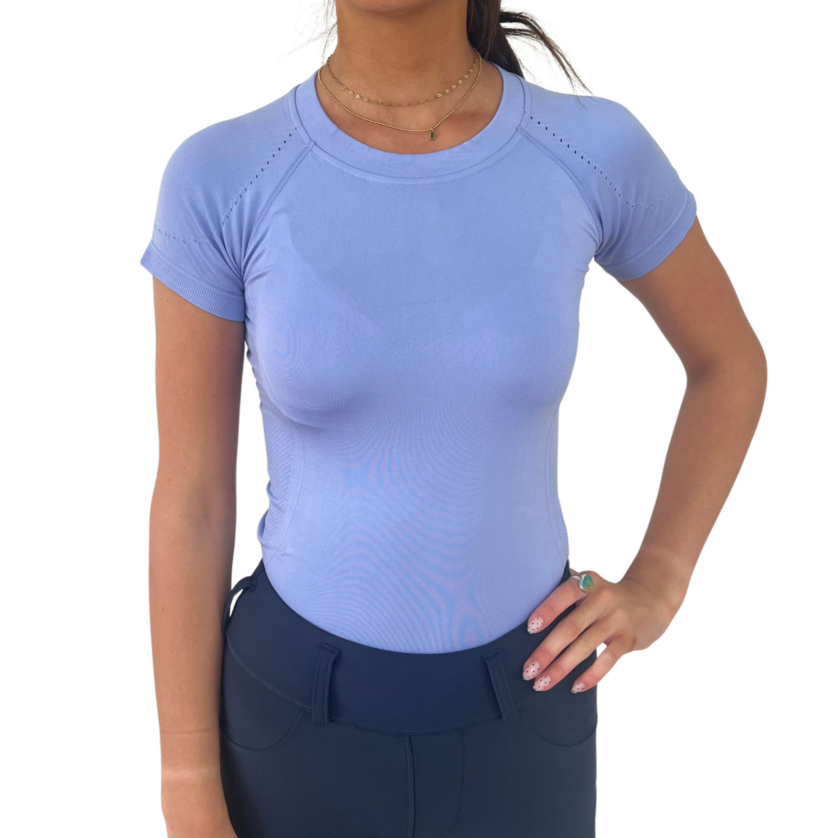 Stretta Tech Shirt PERIWINKLE