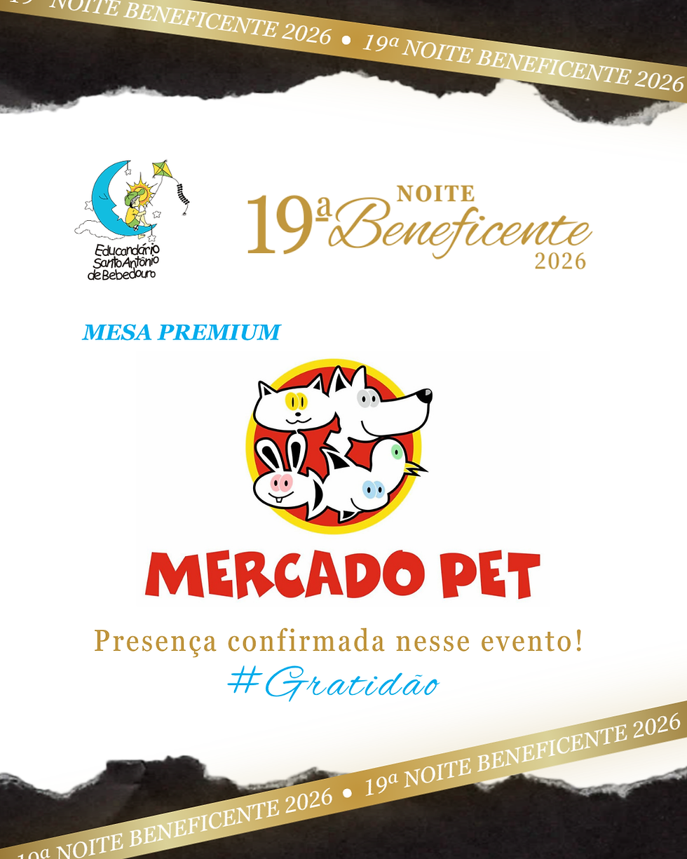🌟 Parceria que faz a diferença - MERCADO PET