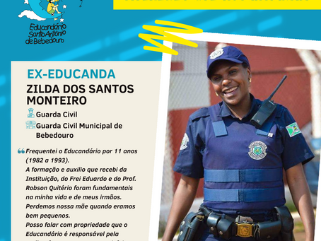 Encerrando o Mês da Mulher: Ex-educanda Zilda Monteiro