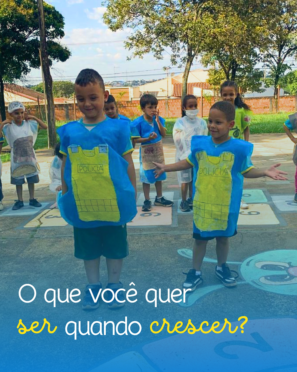 O que você quer ser quando crescer? 👩‍🚀👨‍🚒