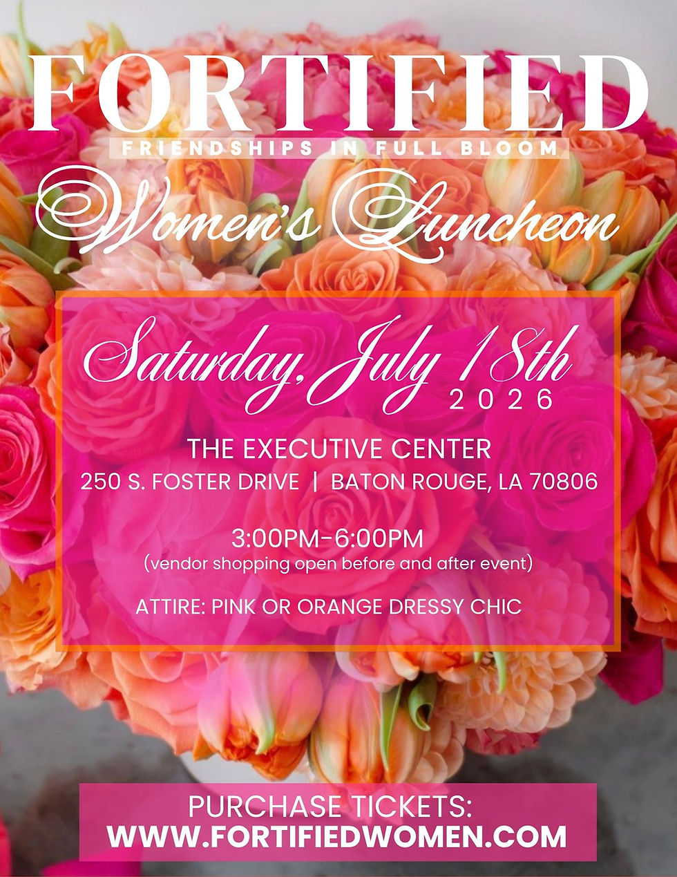 Fortified Friendships Women's Luncheon