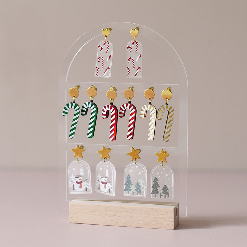 Miniature : Présentoir Arche 6 paires de boucles d'oreille