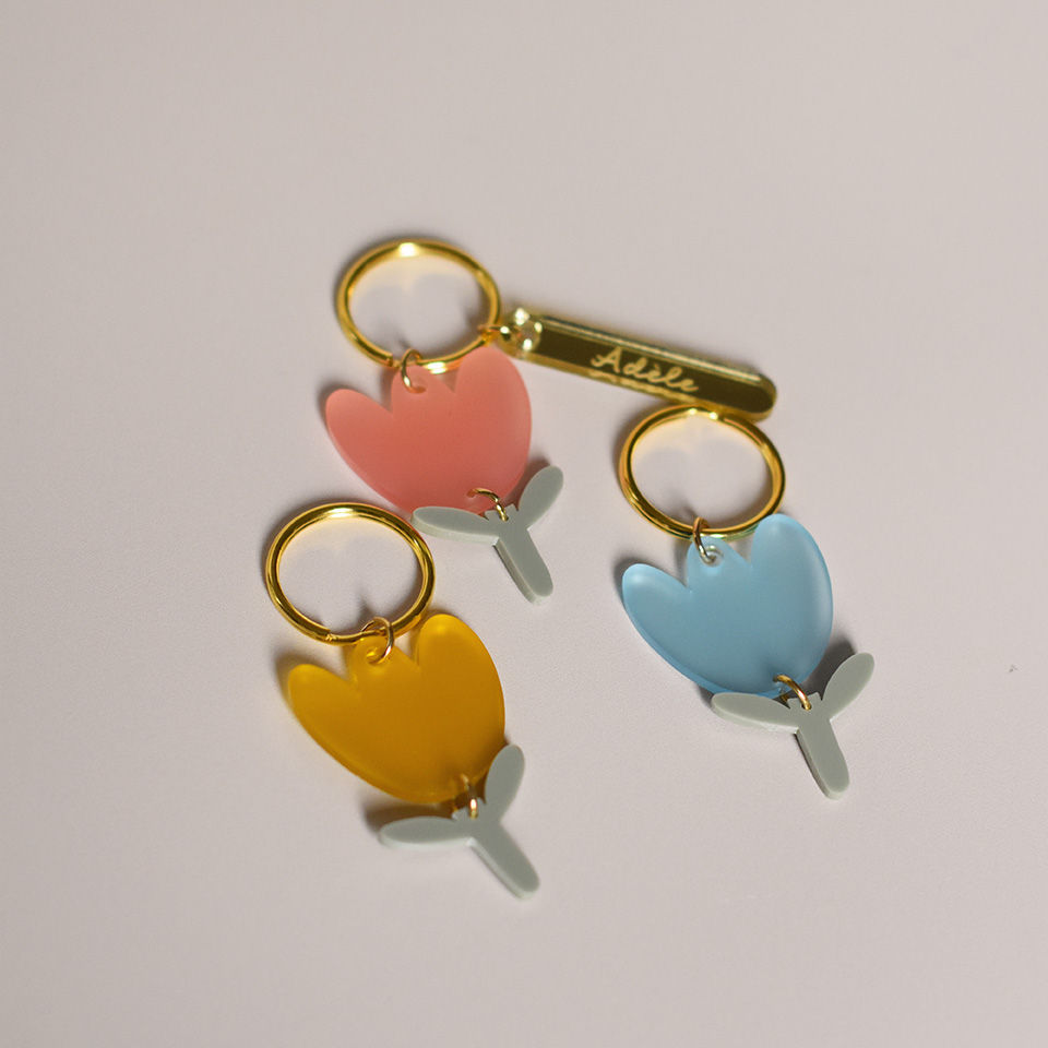 Miniature : Porte-clés “Tulipe” x5