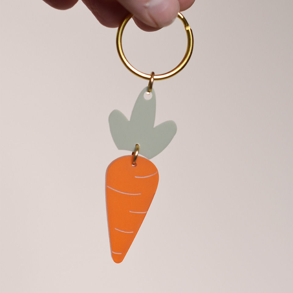 Porte-clés “Carotte” x5