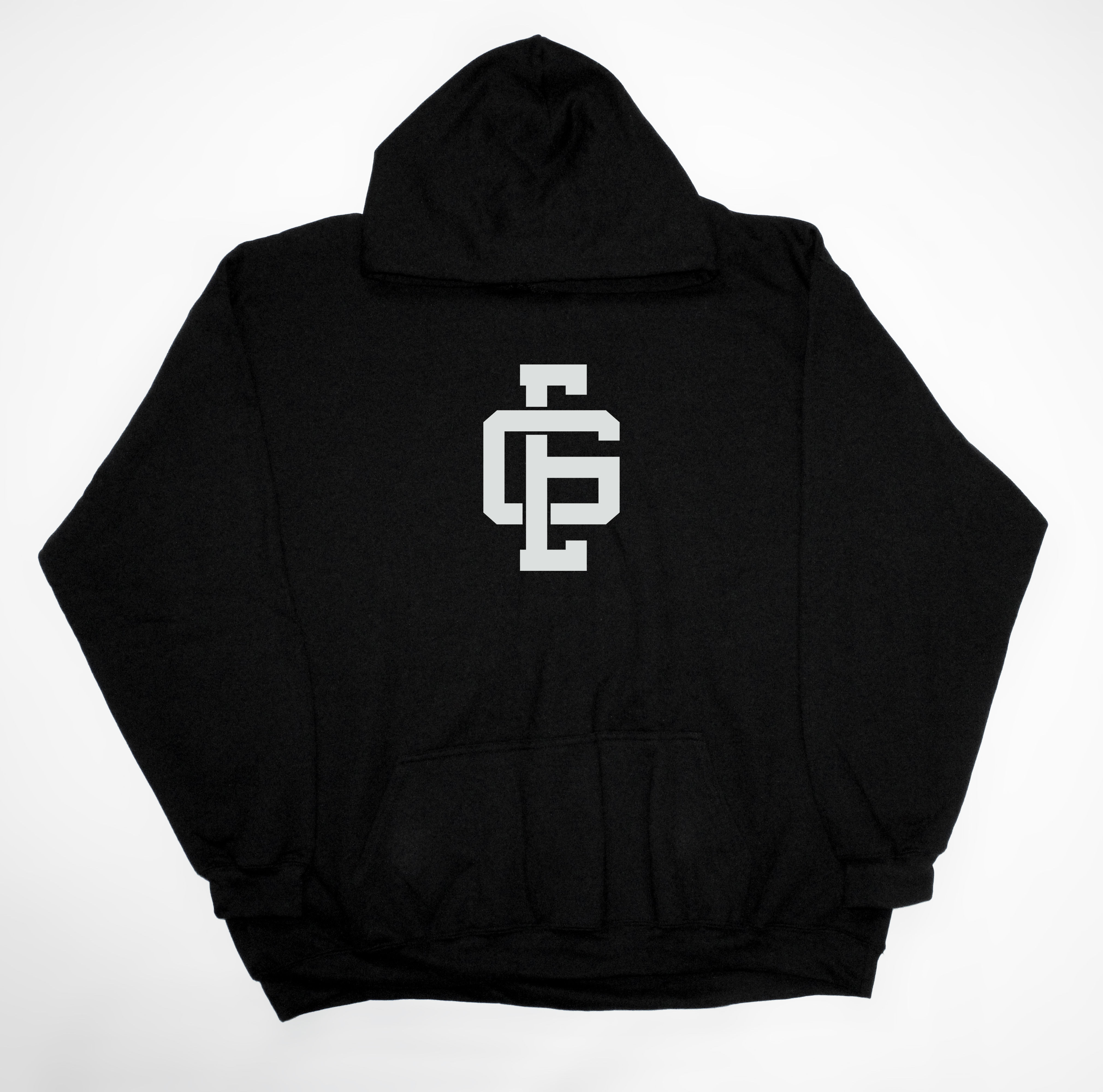 ENVOY COLLEGIATE HEAVY COTTON BLEND HOODIE - BLACK