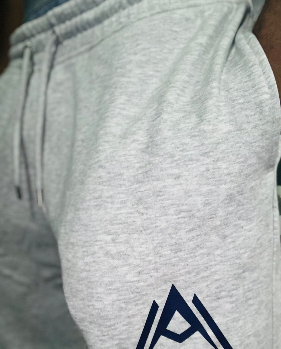 Thumbnail: ADVERSE SCRIPT VERTICAL MEN’S ELASTIC JOGGERS - SPORTS GREY