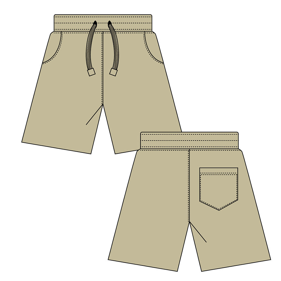 Miniatura: CUSTOM PRINT - STYLE 1899 RAW EDGE 11 INCH FLEECE SHORTS