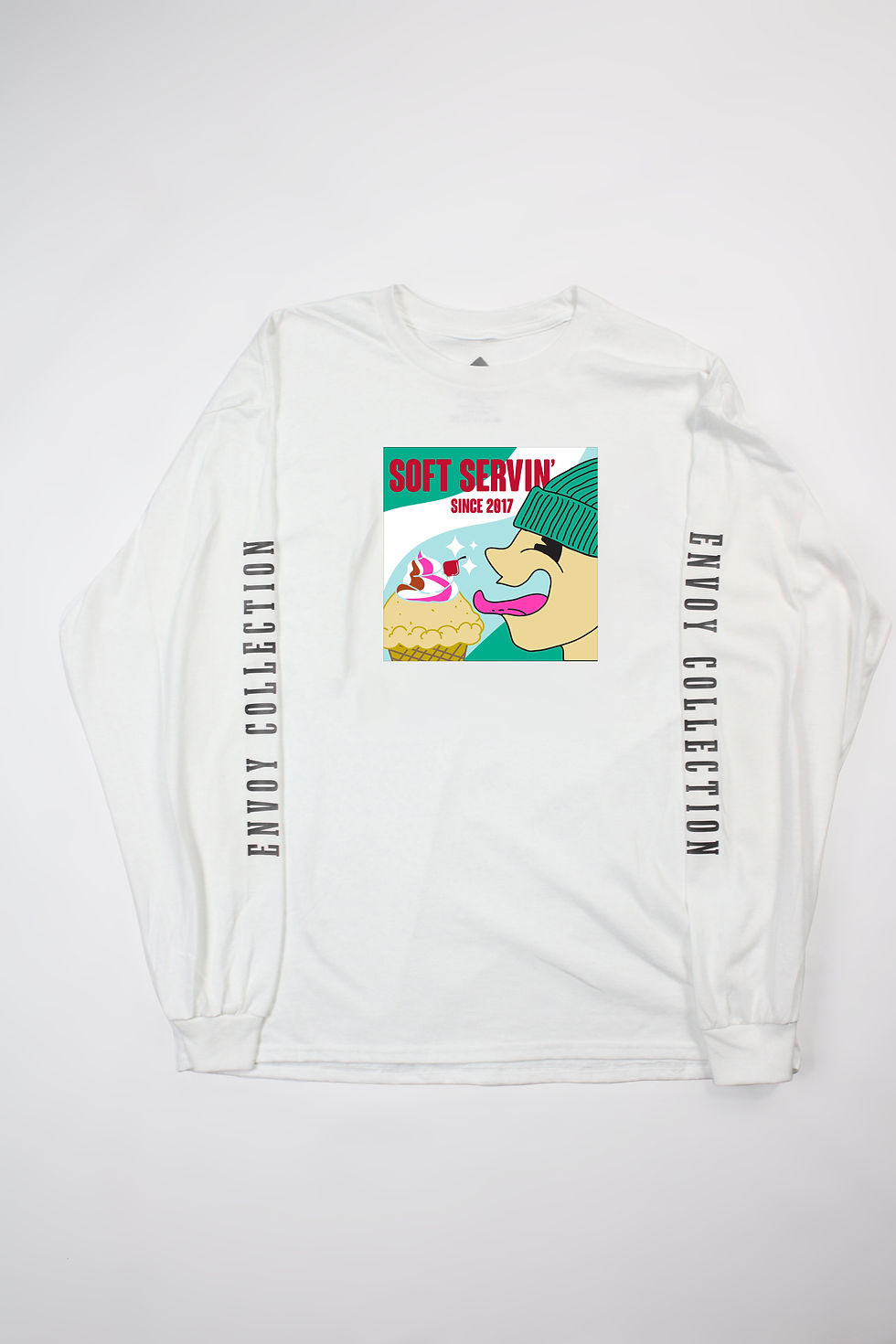 Miniatura: ENVOY  SOFT SERVE L/S TEE - BLACK