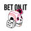 Thumbnail: BET ON IT L/S TEE  - WHITE