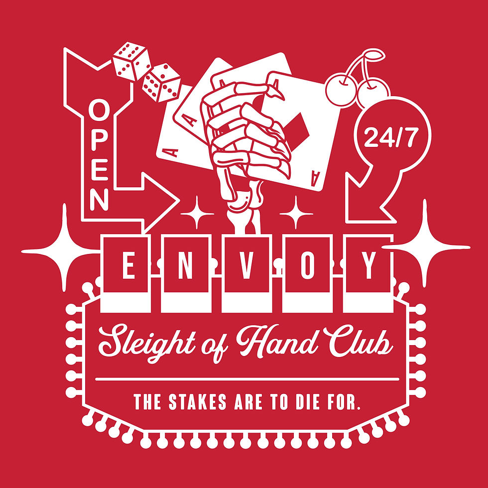 Thumbnail: SLEIGHT OF HAND POLYBLEND HOODIE - RED