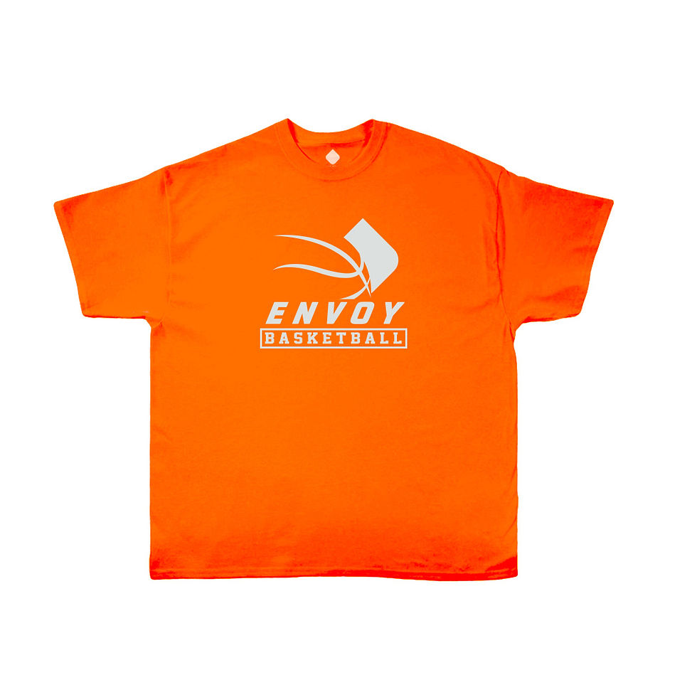 ENVOY SPORTSWEAR BASKETBALL S/S TEE - ORANGE