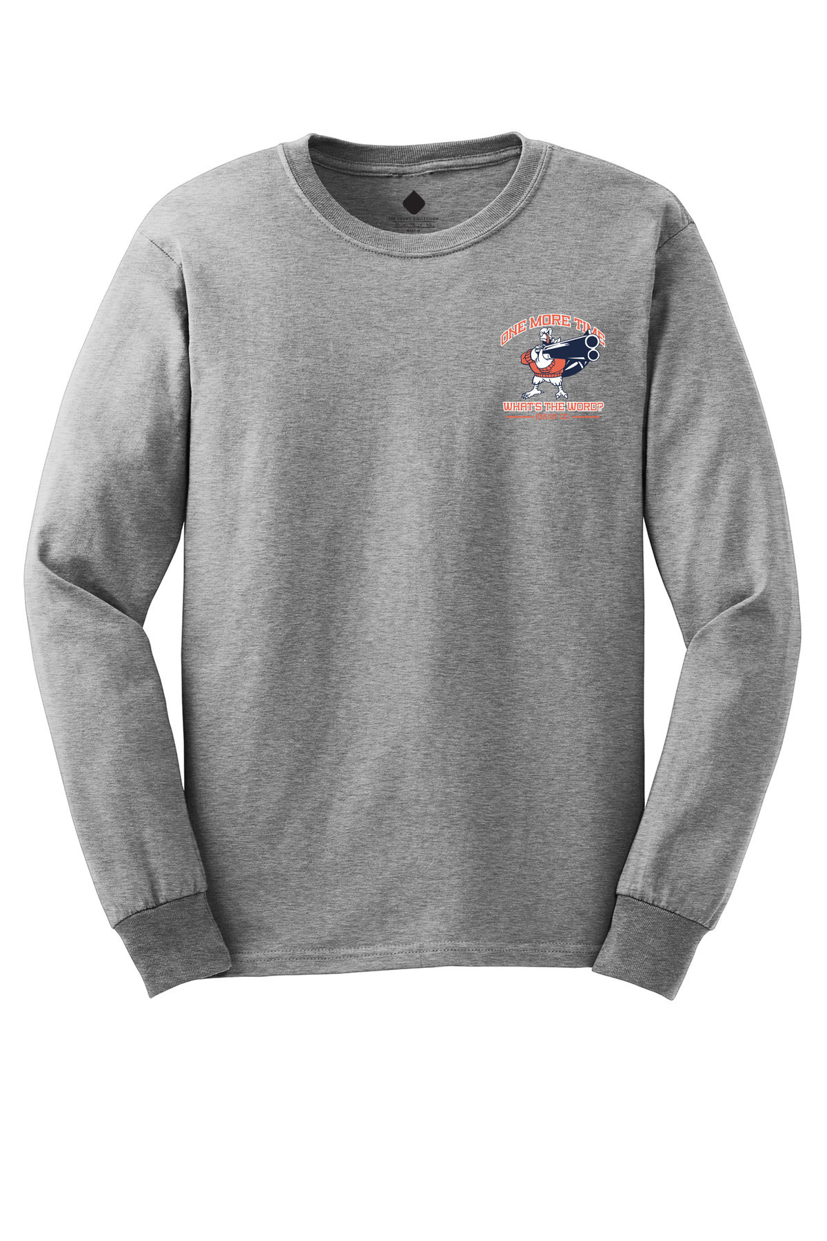 ENVOY ONE MORE TIME THANKSGIVING L/S TEE - SPORTS GREY
