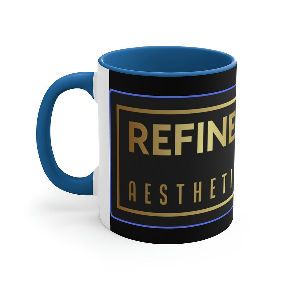 Thumbnail: REFINEDBYSHEM Accent Coffee Mug, 11oz (Multi-Colors)