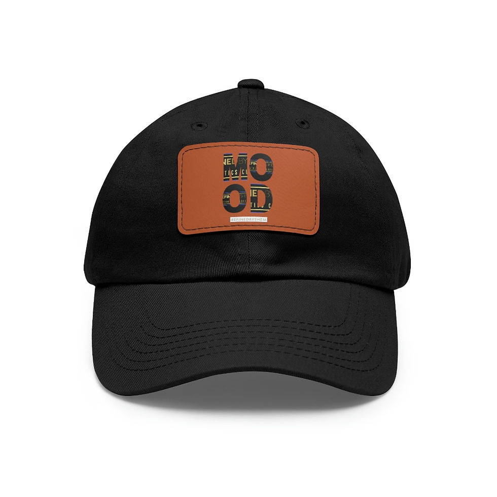 Miniatura: REFINEDBYSHEM Silhouette Hat with Leather Patch (Multi-Colors)